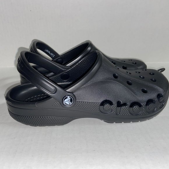 Crocs Baya Unisex Slip On Clogs Waterproof Shoes 10126-001 Men\'s 9 Womens 11 NEW